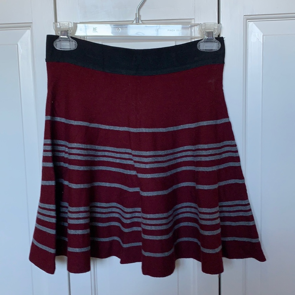 Maroon skirt